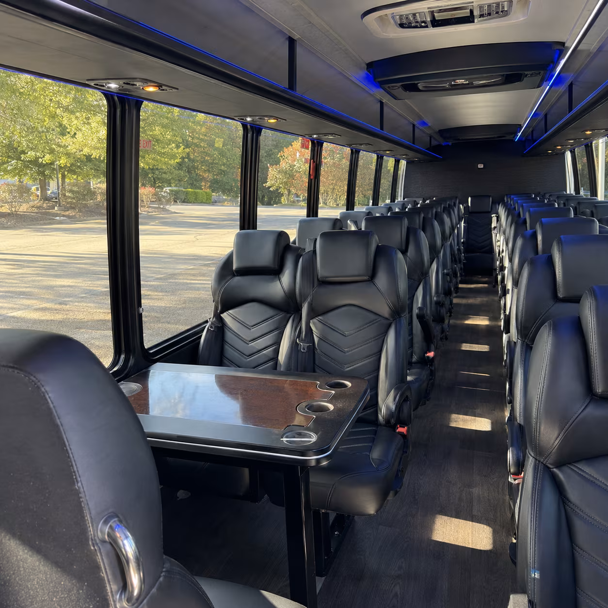 can i book a one way a round trip or a multi day package for a bus rental in meridian
