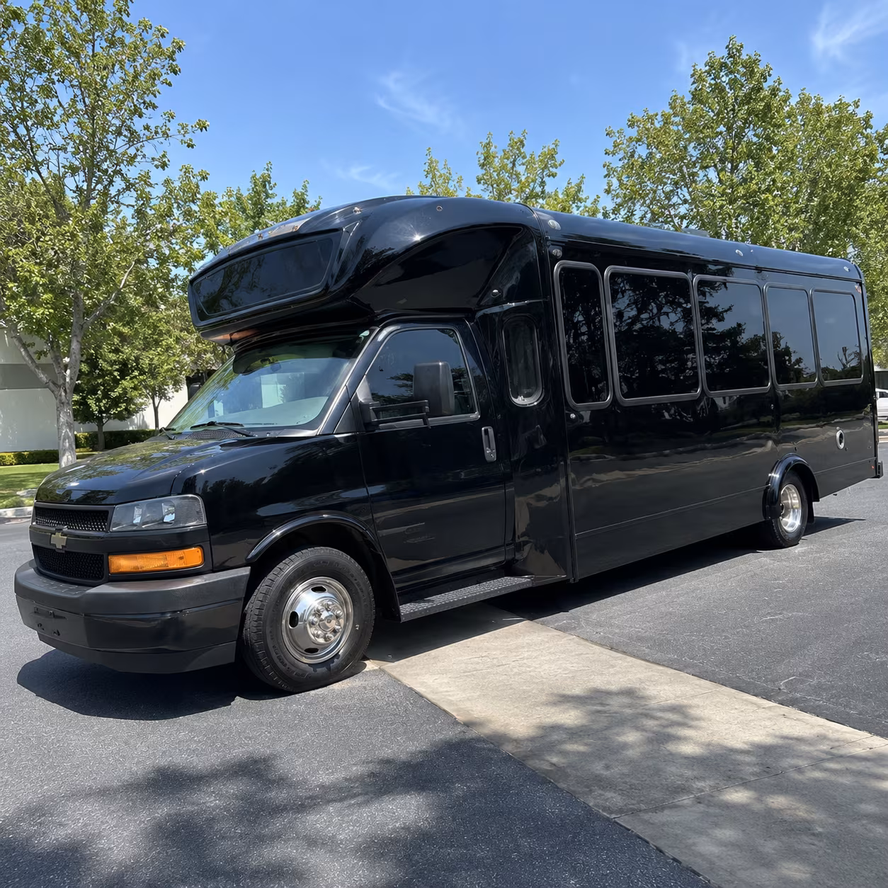 meridian 15 passenger party bus