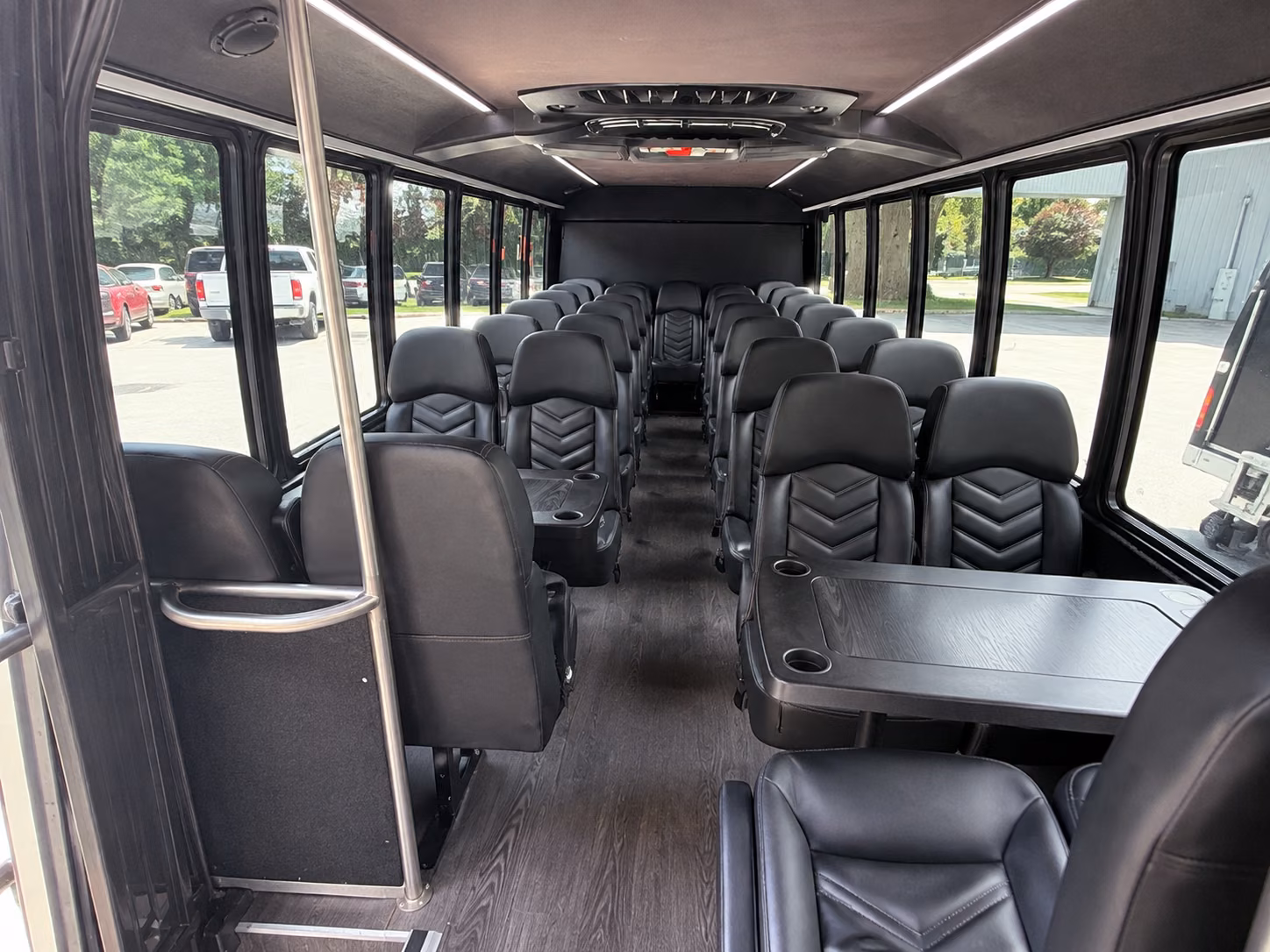 meridian 20 passenger minibus inside