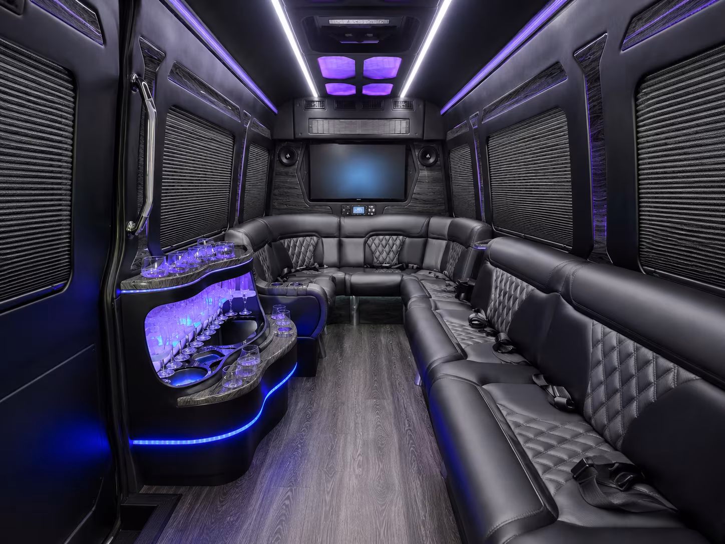 meridian 30 passenger party bus