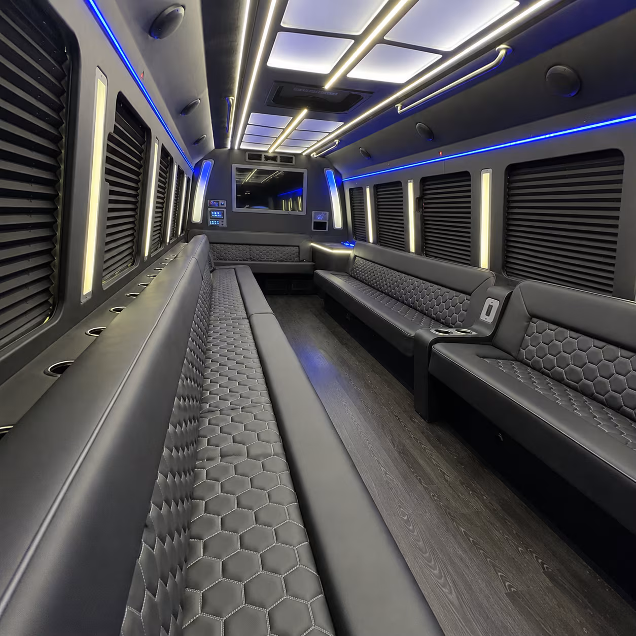 meridian party bus rentals inside