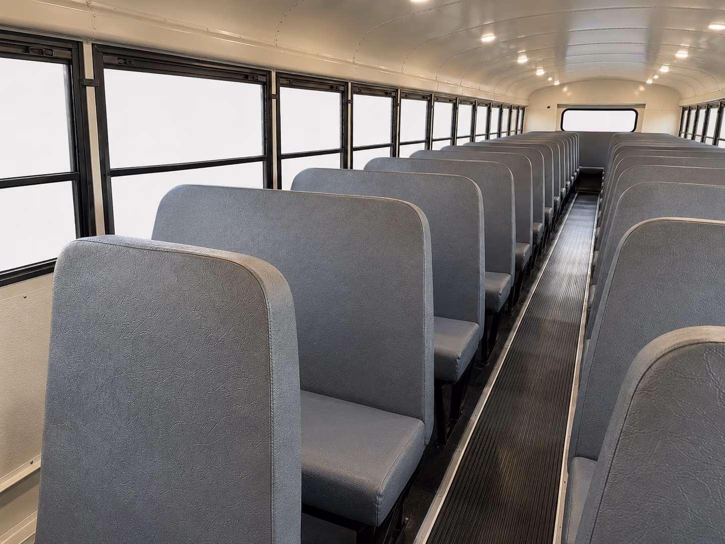 meridian school bus inside
