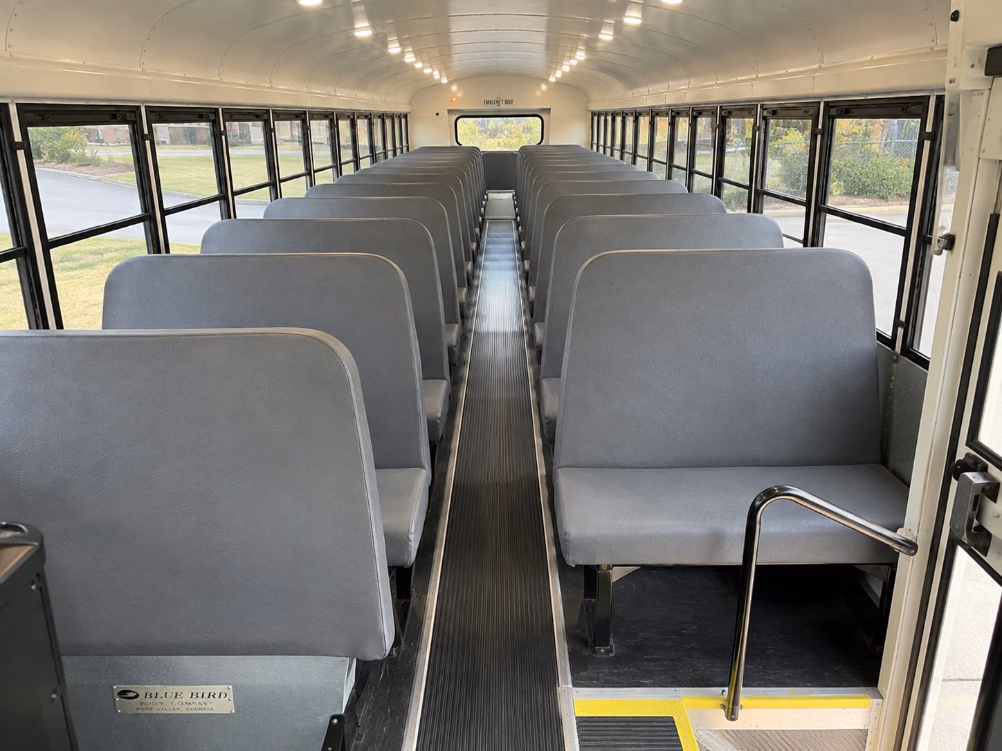 meridian school bus interior