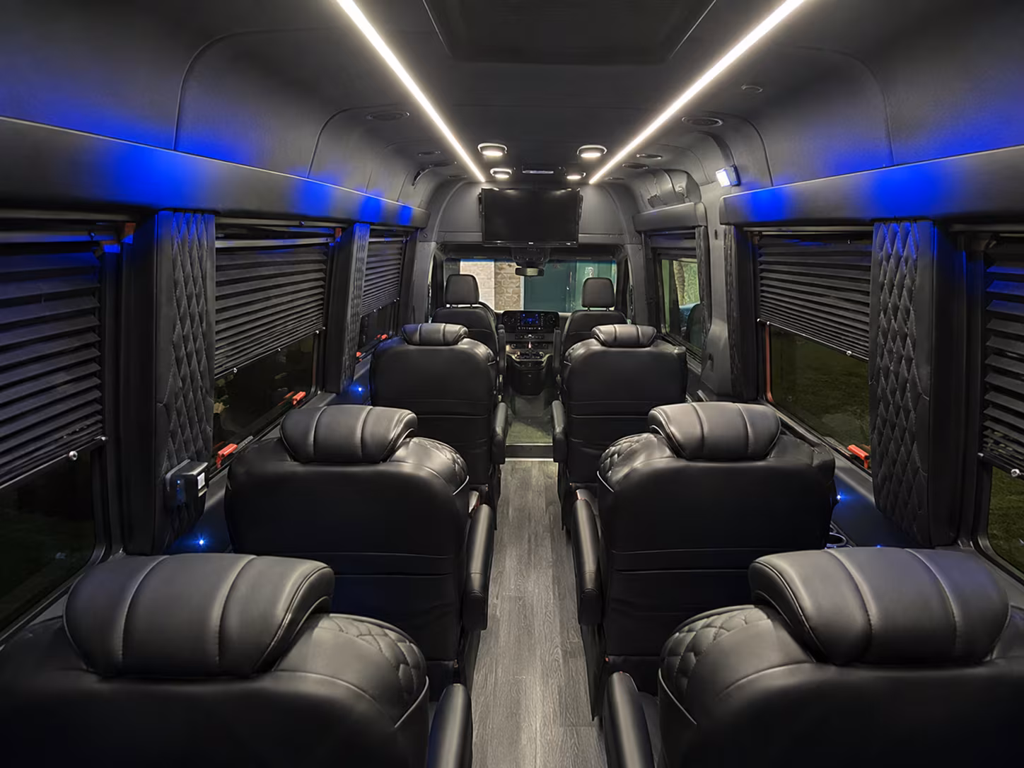 meridian sprinter van with driver interior